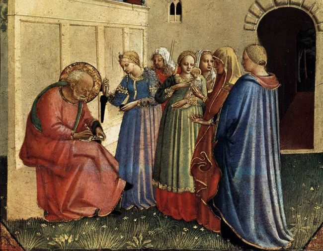 Fra Angelico Nadanie imienia św. Janowi Chrzcicielowi 1434-1435