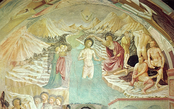 masolino - castiglione dolona chrzest